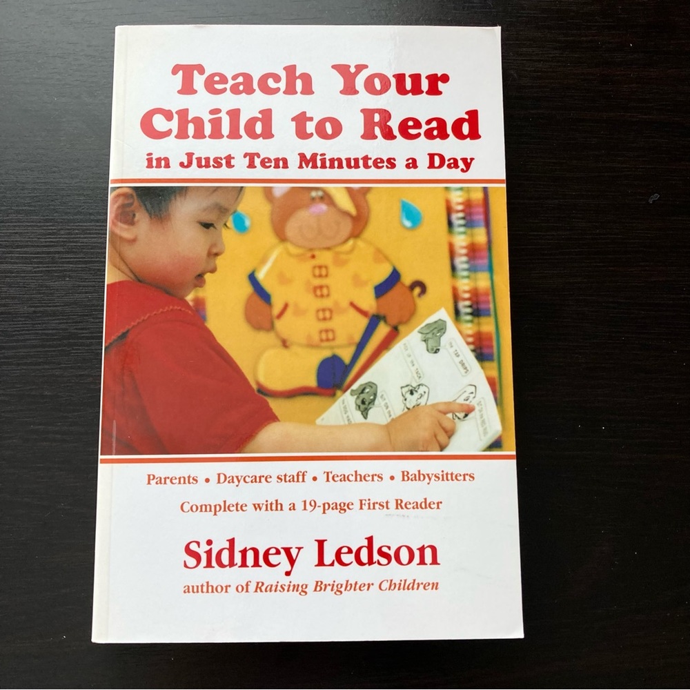 NEW Teach Your Child to Read in Just Ten Minutes a Day Book